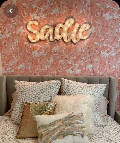 SALE Marquee Sign Lighted Custom & Personalized Wood love play eat kids room open bar nursery gift wedding gift vendor restaurant