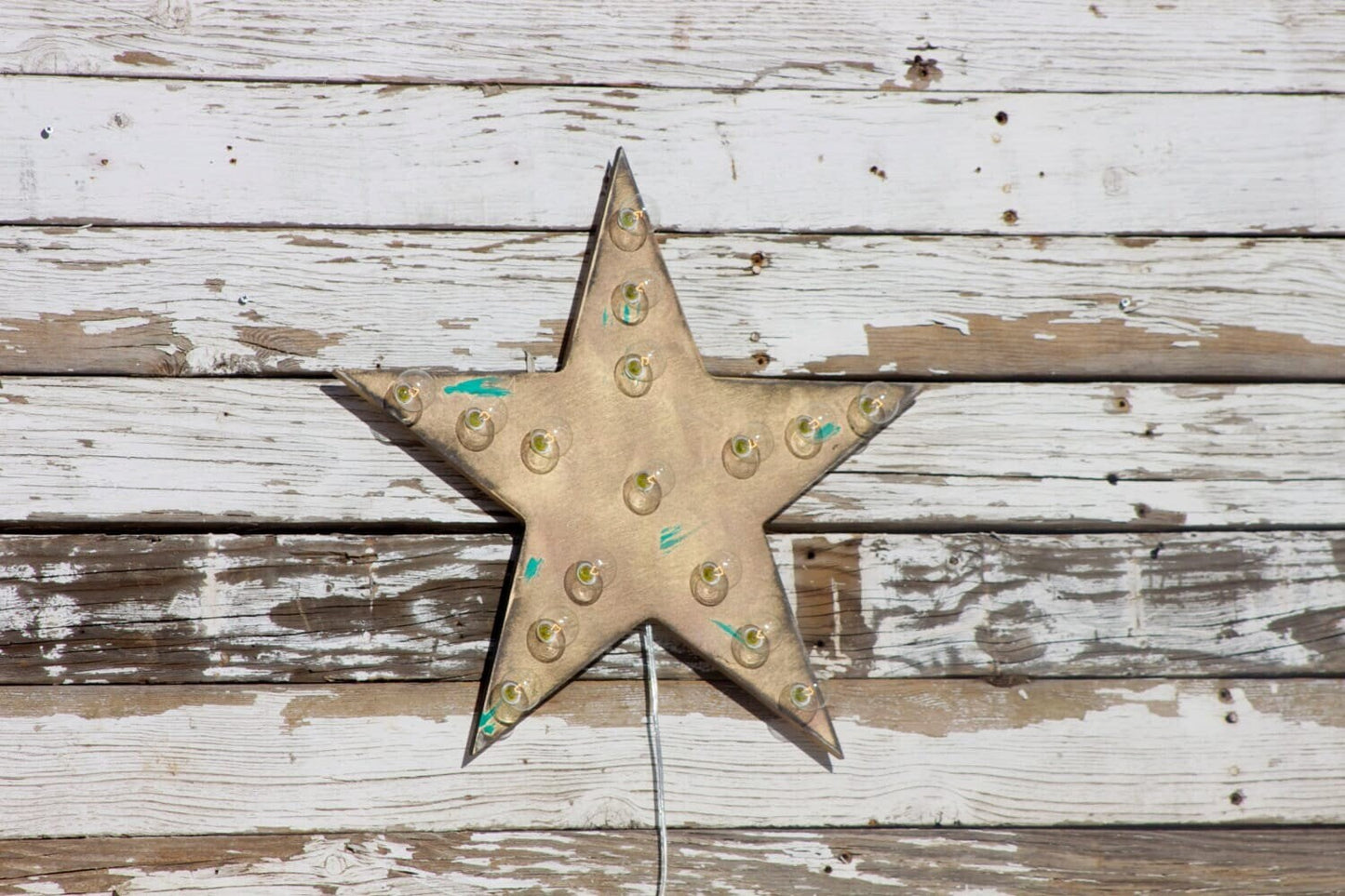 Large marquee sign star vintage marquee lighted wood custom