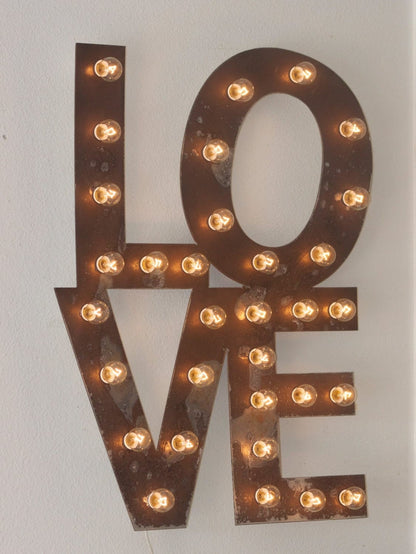 Marquee sign marquee letters flat metal wood bar sign love eat bbq yum bar dream joy wish custom wedding gift restaurant