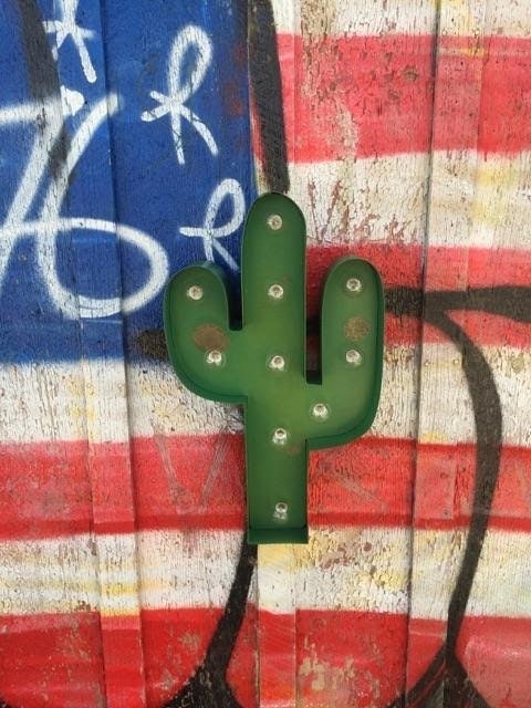 Marquee sign large cactus sign marquee…. baby family room boys room gift birthday wedding play room patio boho decor