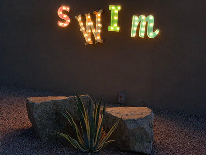 Channel sign 4pc vintage style marquee lighted letters metal steel..........swim love home me&u baby kind wish play hope