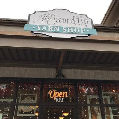 Custom metal marquee sign, open sign, business decor