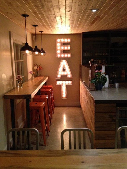 24" lighted marquee letter sign, steel light-up sign