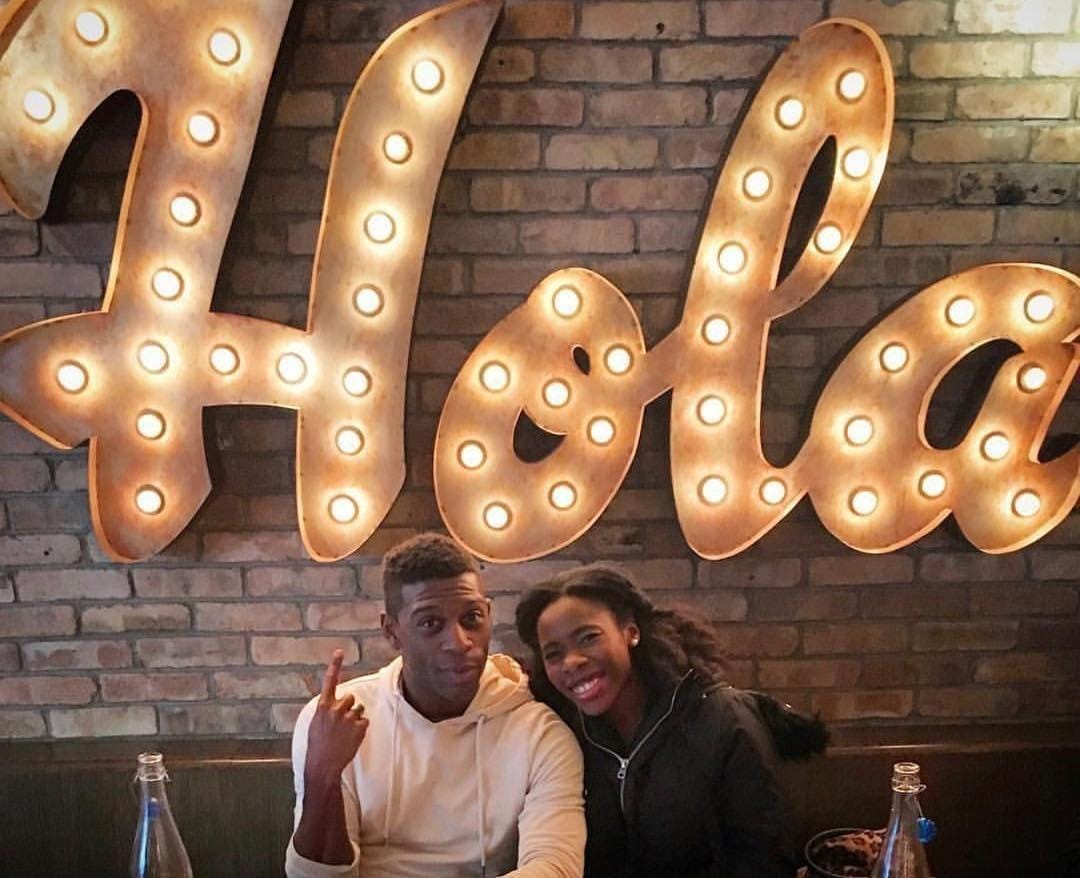 Steel lighted marquee sign | 16 inch custom name sign
