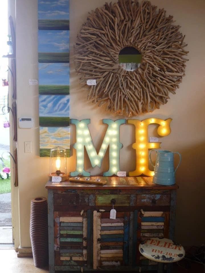 Vintage inspired marquee letter - lighted maple wood sign