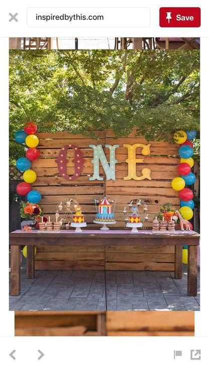 Lighted marquee letters, hard maple wood, vintage style