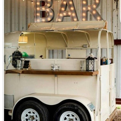 Custom 18" metal marquee letters, personalized bar sign, wedding decor