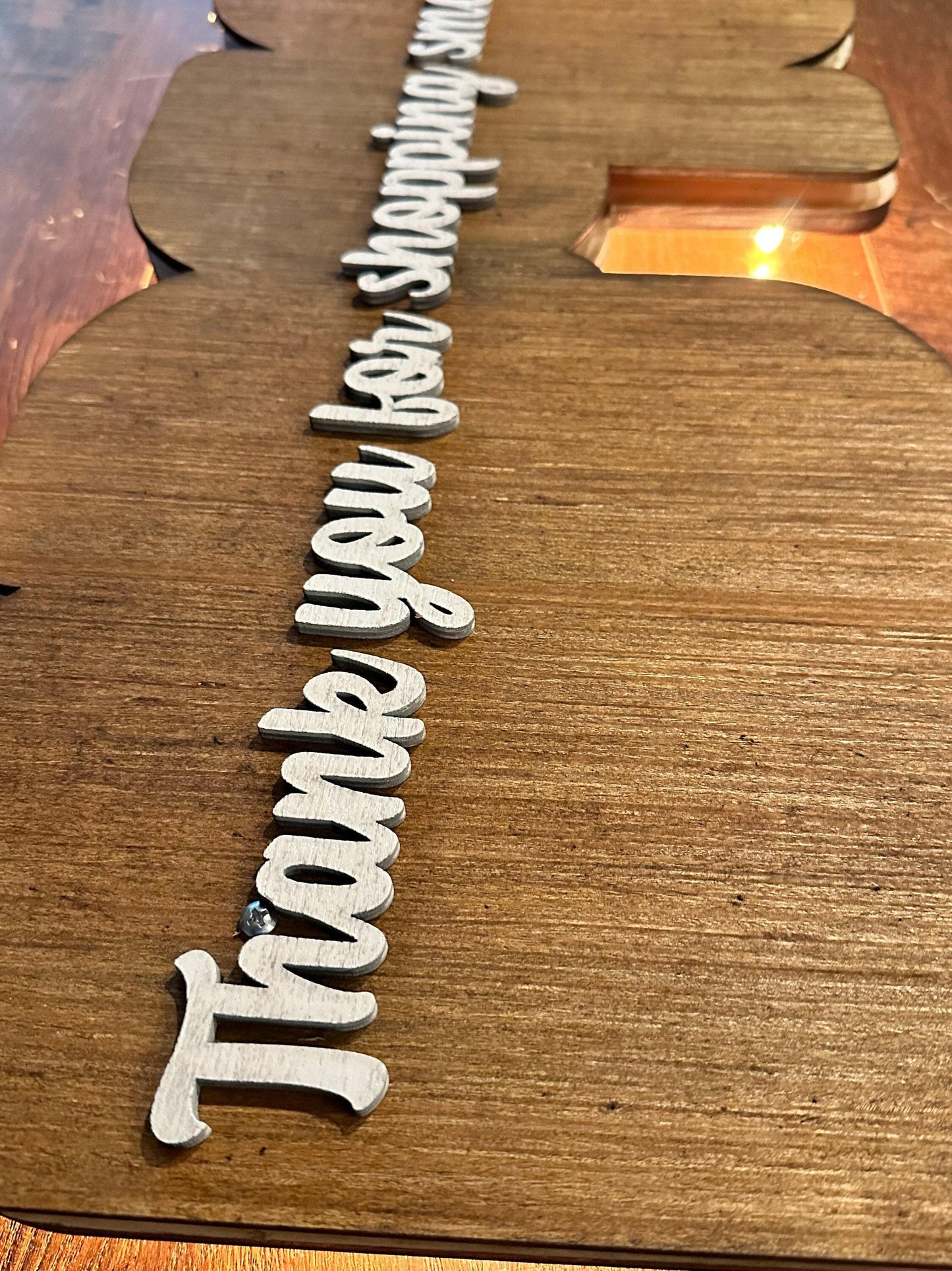 Handmade wood open marquee sign – lighted business decor