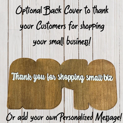 Handmade wood open marquee sign – lighted business decor
