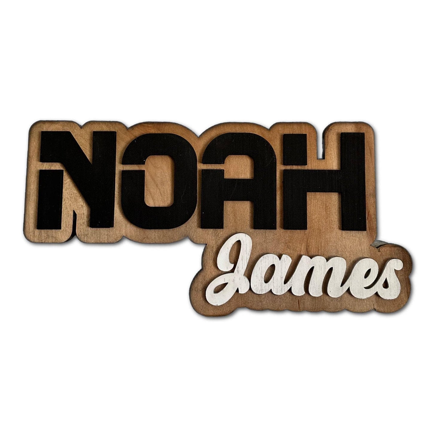 Custom 3d lighted wood sign – handmade maple & birch marquee letters