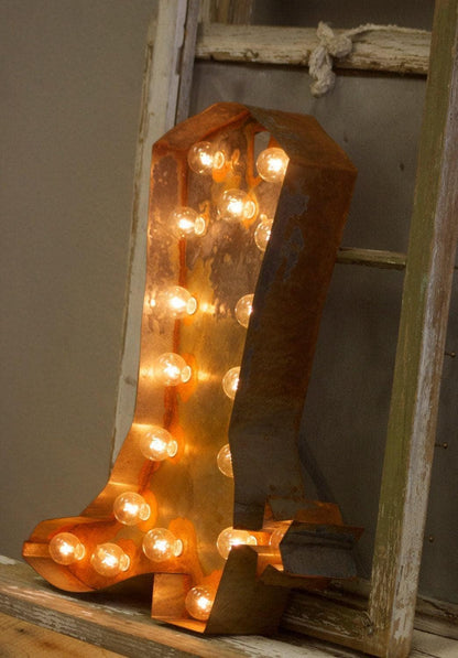 Custom steer marquee sign – rustic light up bull, cowboy wall art