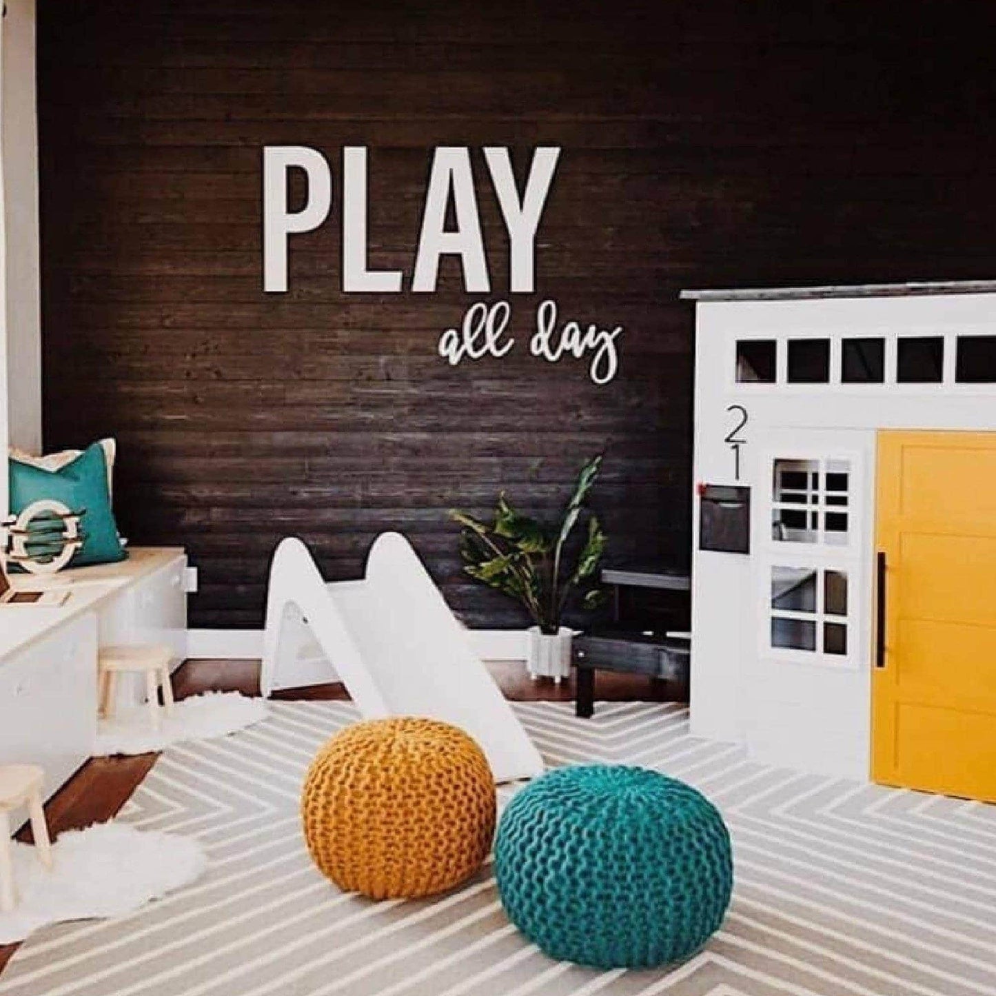 Custom maple wood sign letters, 3d nursery wall art