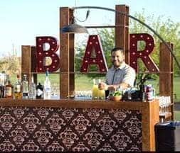 Custom metal marquee sign letters, personalized vintage style, 14-24 inch
