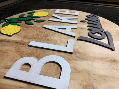 Custom wood name sign, personalized nursery decor, baby shower gift