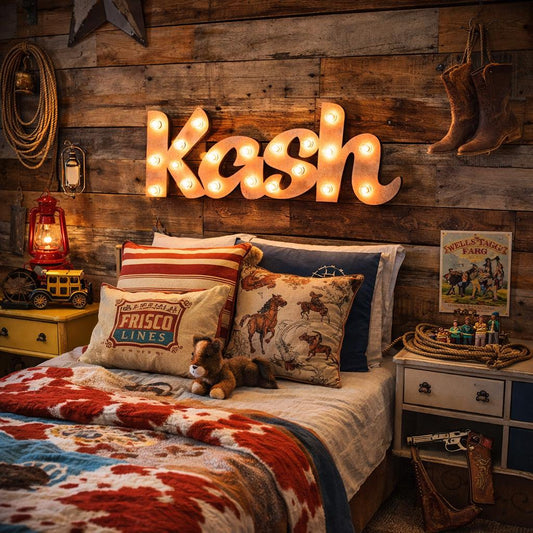 Custom lighted maple wood marquee sign, personalized business name, 12" tall