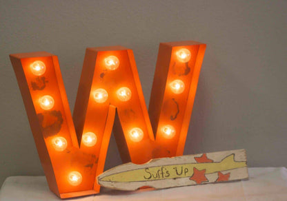 18" marquee letters...light up letter, light marquee letter, marquee marquee sign, outdoor marquee sign, business, bar, play, game room