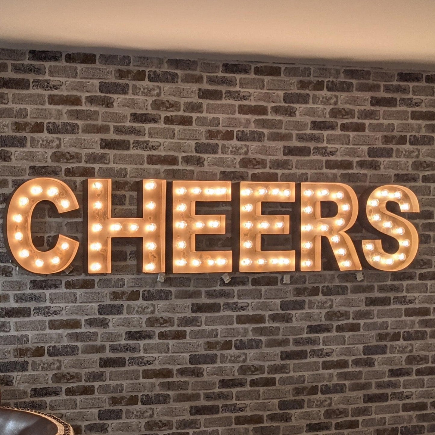 14-24" metal marquee letter, light up sign, custom color