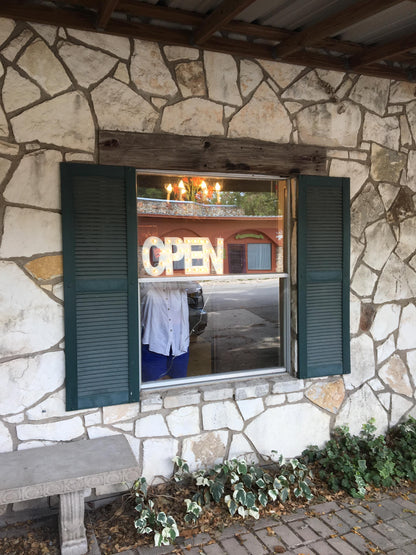 Custom wood lighted open sign | neon style marquee for business, salon, bar (led)