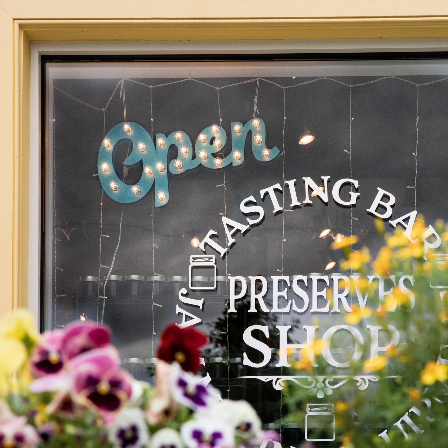 Custom wood lighted open sign | neon style marquee for business, salon, bar (led)