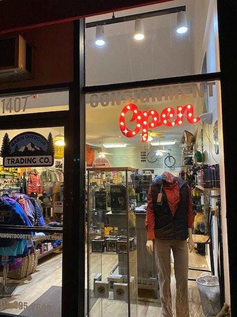 In stock open sign lighted marquee large custom vintage inspired wood sign… open lighted sign business boutique vendor corporate events