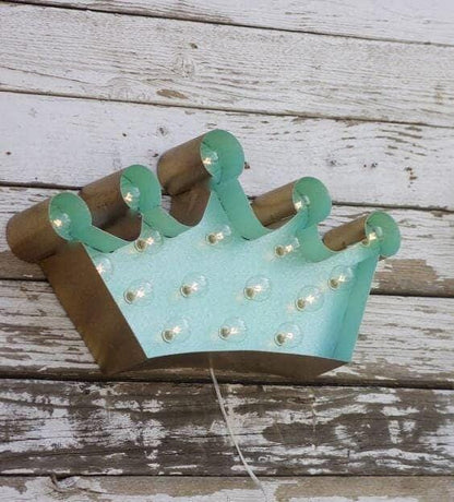 Big crown marquee vintage style metal steel........... birthday decor home bedroom queen princess kitchen
