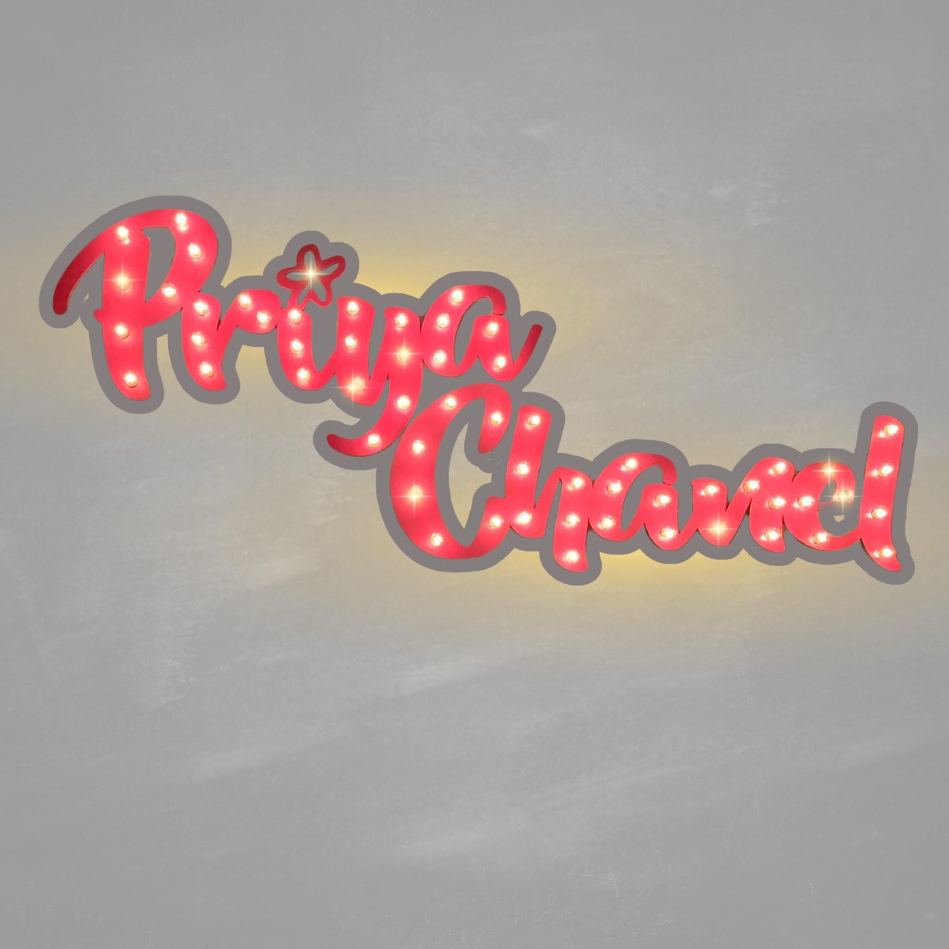 Custom Wooden Layered Sign with 3D text Lights Marquee ~Wedding Sign, Small Business Sign, Nursery, Vendor's Booth Painted Wood Sign
