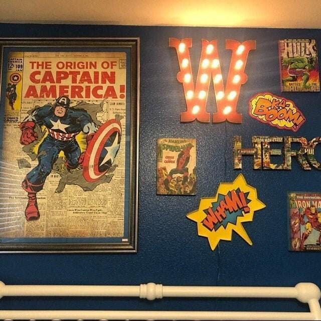 24" Wood R Andora Font, Walnut Stained, Gift