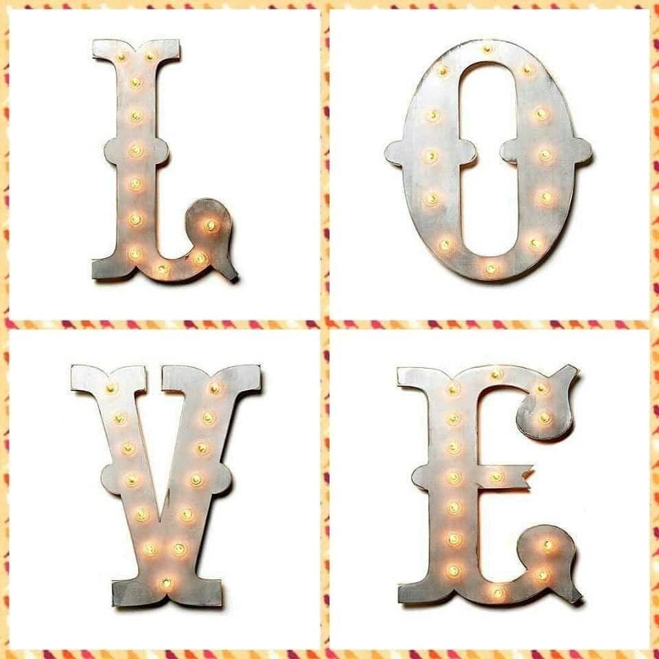 24" wood letter marquee lighted sign marquee sign lighted letter........... nursery wedding one love decor illuminated sign business
