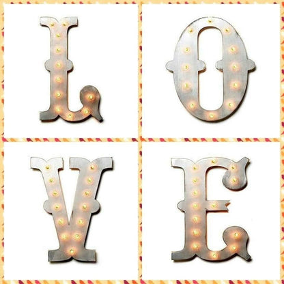 24" wood letter marquee lighted sign marquee sign lighted letter........... nursery wedding one love decor illuminated sign business