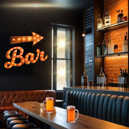Metal marquee sign marquee letters metal steel large script sign........... bar hola sign photos business bar home eat