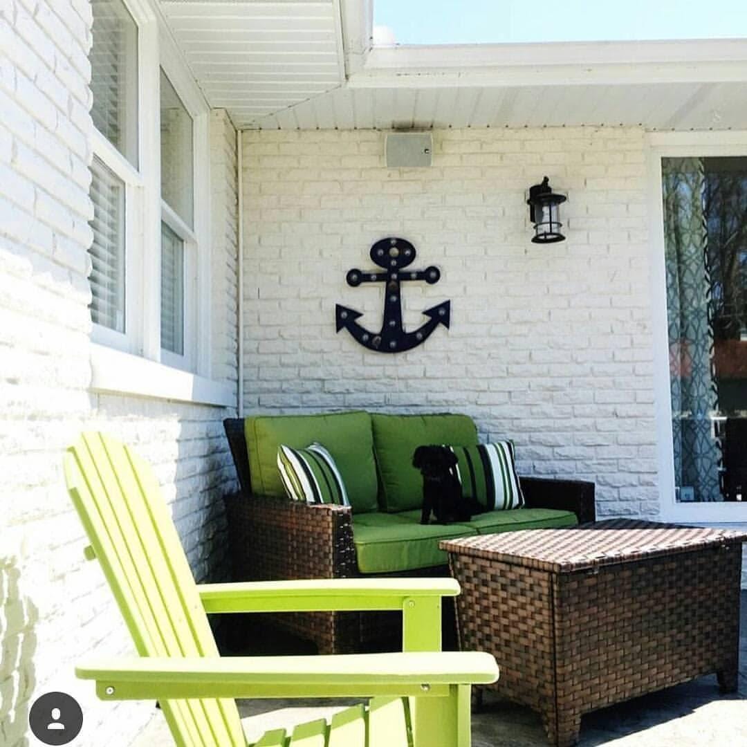 24" Custom Logo Sign Marquee TS Stained Burnt Wood